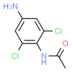 ChemSpider 2D Image | N-(4-Amino-2,6-dichlorophenyl)acetamide | C8H8Cl2N2O