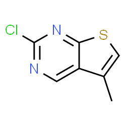 ChemSpider 2D Image | 2-chloro-5-methylthieno[2,3-d]pyrimidine | C7H5ClN2S
