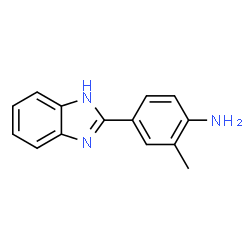 ChemSpider 2D Image | 4-(1H-Benzimidazol-2-yl)-2-methylaniline | C14H13N3