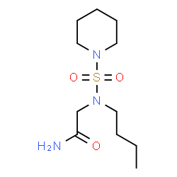 ChemSpider 2D Image | N~2~-Butyl-N~2~-(1-piperidinylsulfonyl)glycinamide | C11H23N3O3S