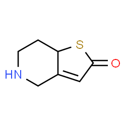 ChemSpider 2D Image | 5,6,7,7a-Tetrahydrothieno[3,2-c]pyridin-2(4H)-one | C7H9NOS