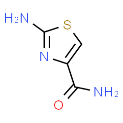 ChemSpider 2D Image | 2-aminothiazole-4-carboxamide | C4H5N3OS