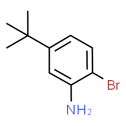ChemSpider 2D Image | 2-Bromo-5-tert-butylaniline | C10H14BrN