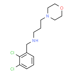 ChemSpider 2D Image | (2,3-Dichloro-benzyl)-(3-morpholin-4-yl-propyl)-amine | C14H20Cl2N2O