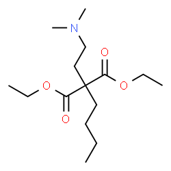 ChemSpider 2D Image | Diethyl butyl[2-(dimethylamino)ethyl]malonate | C15H29NO4