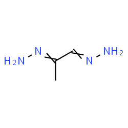 ChemSpider 2D Image | 1,1'-(1,2-Propanediylidene)dihydrazine | C3H8N4