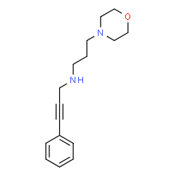 ChemSpider 2D Image | N-[3-(4-Morpholinyl)propyl]-3-phenyl-2-propyn-1-amine | C16H22N2O