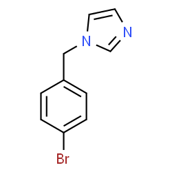ChemSpider 2D Image | 1-(4-Bromobenzyl)-1H-imidazole | C10H9BrN2