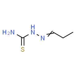 ChemSpider 2D Image | 2-Propylidenehydrazinecarbothioamide | C4H9N3S