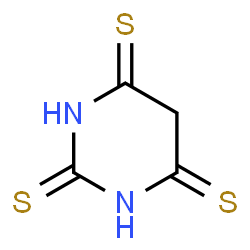 ChemSpider 2D Image | 2,4,6(1H,3H,5H)-Pyrimidinetrithione | C4H4N2S3