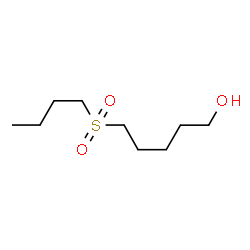 ChemSpider 2D Image | 5-(Butylsulfonyl)-1-pentanol | C9H20O3S