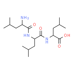 ChemSpider 2D Image | Leucylleucylleucine | C18H35N3O4