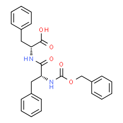 ChemSpider 2D Image | N-[(Benzyloxy)carbonyl]-D-phenylalanyl-D-phenylalanine | C26H26N2O5