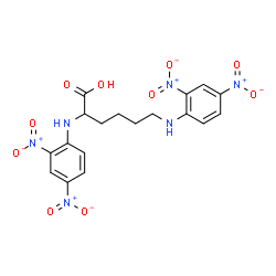 ChemSpider 2D Image | N~2~,N~6~-Bis(2,4-dinitrophenyl)lysine | C18H18N6O10