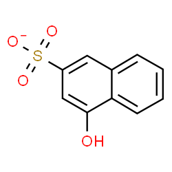 ChemSpider 2D Image | 4-Hydroxy-2-naphthalenesulfonate | C10H7O4S