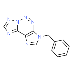 ChemSpider 2D Image | 3-Benzyl-3H-imidazo[4,5-e][1,2,4]triazolo[1,5-c][1,2,3]triazine | C12H9N7
