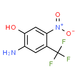ChemSpider 2D Image | 2-Amino-5-nitro-4-(trifluoromethyl)phenol | C7H5F3N2O3