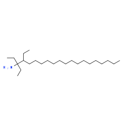 ChemSpider 2D Image | 3,4-Diethyl-3-icosanamine | C24H51N