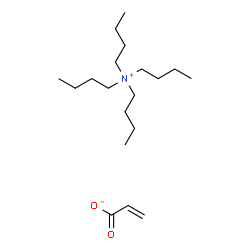 ChemSpider 2D Image | N,N,N-Tributyl-1-butanaminium acrylate | C19H39NO2