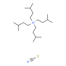 ChemSpider 2D Image | 3-Methyl-N,N,N-tris(3-methylbutyl)-1-butanaminium thiocyanate | C21H44N2S