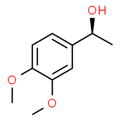 ChemSpider 2D Image | (1S)-1-(3,4-Dimethoxyphenyl)ethanol | C10H14O3