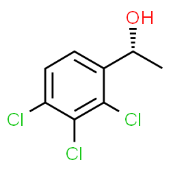 ChemSpider 2D Image | (1R)-1-(2,3,4-Trichlorophenyl)ethanol | C8H7Cl3O