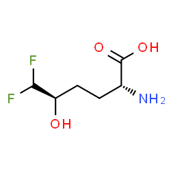 ChemSpider 2D Image | (5R)-6,6-Difluoro-5-hydroxy-D-norleucine | C6H11F2NO3