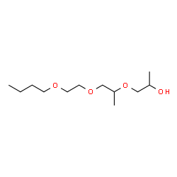 ChemSpider 2D Image | 1-(2-(2-Butoxyethoxy)-1-methylethoxy)propan-2-ol | C12H26O4