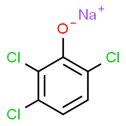 ChemSpider 2D Image | Sodium 2,3,6-trichlorophenolate | C6H2Cl3NaO