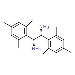 ChemSpider 2D Image | (1R,2R)-1,2-Dimesityl-1,2-ethanediamine | C20H28N2
