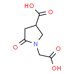ChemSpider 2D Image | 4-Carboxy-2-oxo-1-pyrrolidineacetic acid | C7H9NO5
