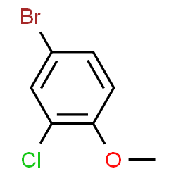 ChemSpider 2D Image | 4-Bromo-2-Chloroanisole | C7H6BrClO
