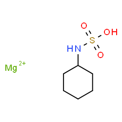 ChemSpider 2D Image | Sulfamic acid, N-cyclohexyl-, magnesium salt (1:1) | C6H13MgNO3S
