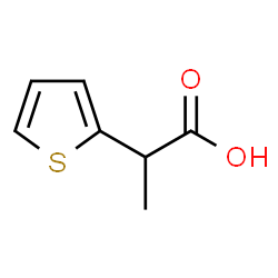 ChemSpider 2D Image | 2-(2-Thienyl)propanoic acid | C7H8O2S