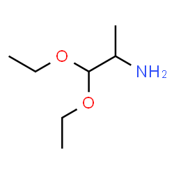 ChemSpider 2D Image | 1,1-Diethoxy-2-propanamine | C7H17NO2