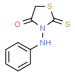 ChemSpider 2D Image | 3-Anilinorhodanine | C9H8N2OS2