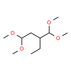 ChemSpider 2D Image | 3-(Dimethoxymethyl)-1,1-dimethoxypentane | C10H22O4