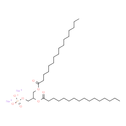 ChemSpider 2D Image | Disodium 2,3-bis(palmitoyloxy)propyl phosphate | C35H67Na2O8P