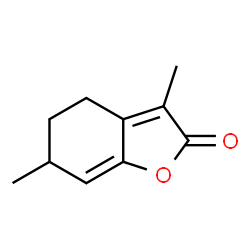 ChemSpider 2D Image | DEHYDROMENTHOFUROLACTONE | C10H12O2
