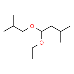 ChemSpider 2D Image | 1-Ethoxy-1-isobutoxy-3-methylbutane | C11H24O2