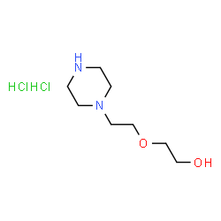 ChemSpider 2D Image | 1-[2-(2-Hydroxyethoxy)ethyl]piperazine 2HCl | C8H20Cl2N2O2