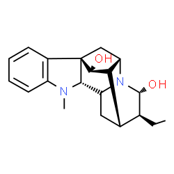 ChemSpider 2D Image | (3xi,21alpha)-Ajmalan-17,21-diol | C20H26N2O2