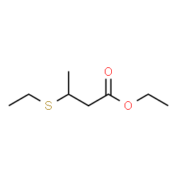 ChemSpider 2D Image | Ethyl 3-(ethylthio)butyrate | C8H16O2S