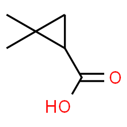 ChemSpider 2D Image | 2,2-Dimethylcyclopropanecarboxylic acid | C6H10O2