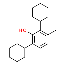 ChemSpider 2D Image | 2,6-Dicyclohexyl-3-methylphenol | C19H28O