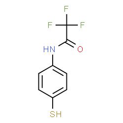 ChemSpider 2D Image | 2,2,2-trifluoro-N-(4-mercaptophenyl)acetamide | C8H6F3NOS