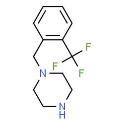 ChemSpider 2D Image | 1-[2-(Trifluoromethyl)benzyl]piperazine | C12H15F3N2