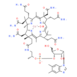 ChemSpider 2D Image | Hydroxocobalamin Acetate | C62H89CoN13O15P