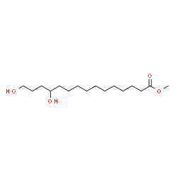 ChemSpider 2D Image | Methyl 12,15-dihydroxypentadecanoate | C16H32O4