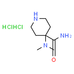 ChemSpider 2D Image | 4-(Dimethylamino)-4-piperidinecarboxamide dihydrochloride | C8H19Cl2N3O